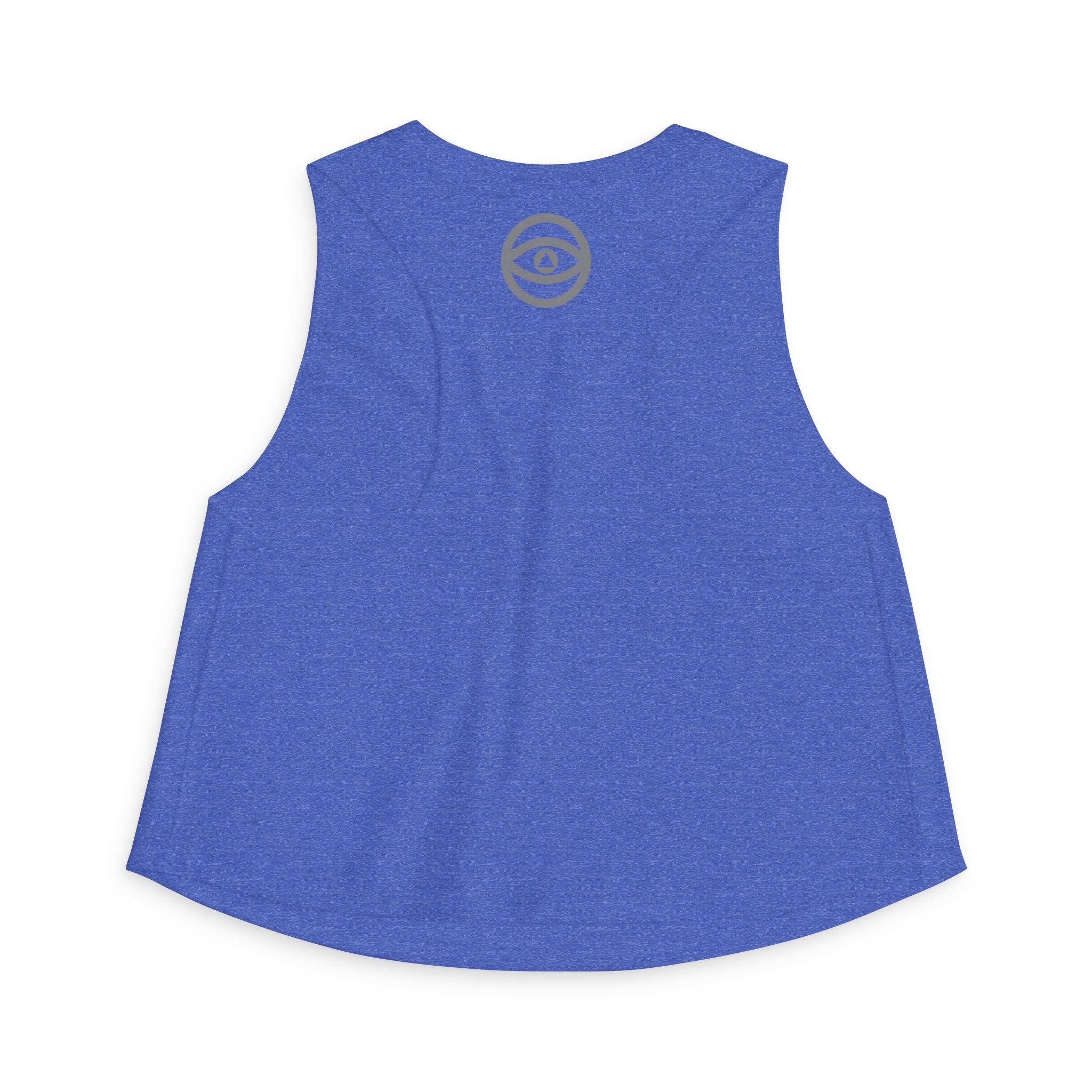 Women's Eye Cluster Crop Top — Mystical Boho Graphic Tank #k97357