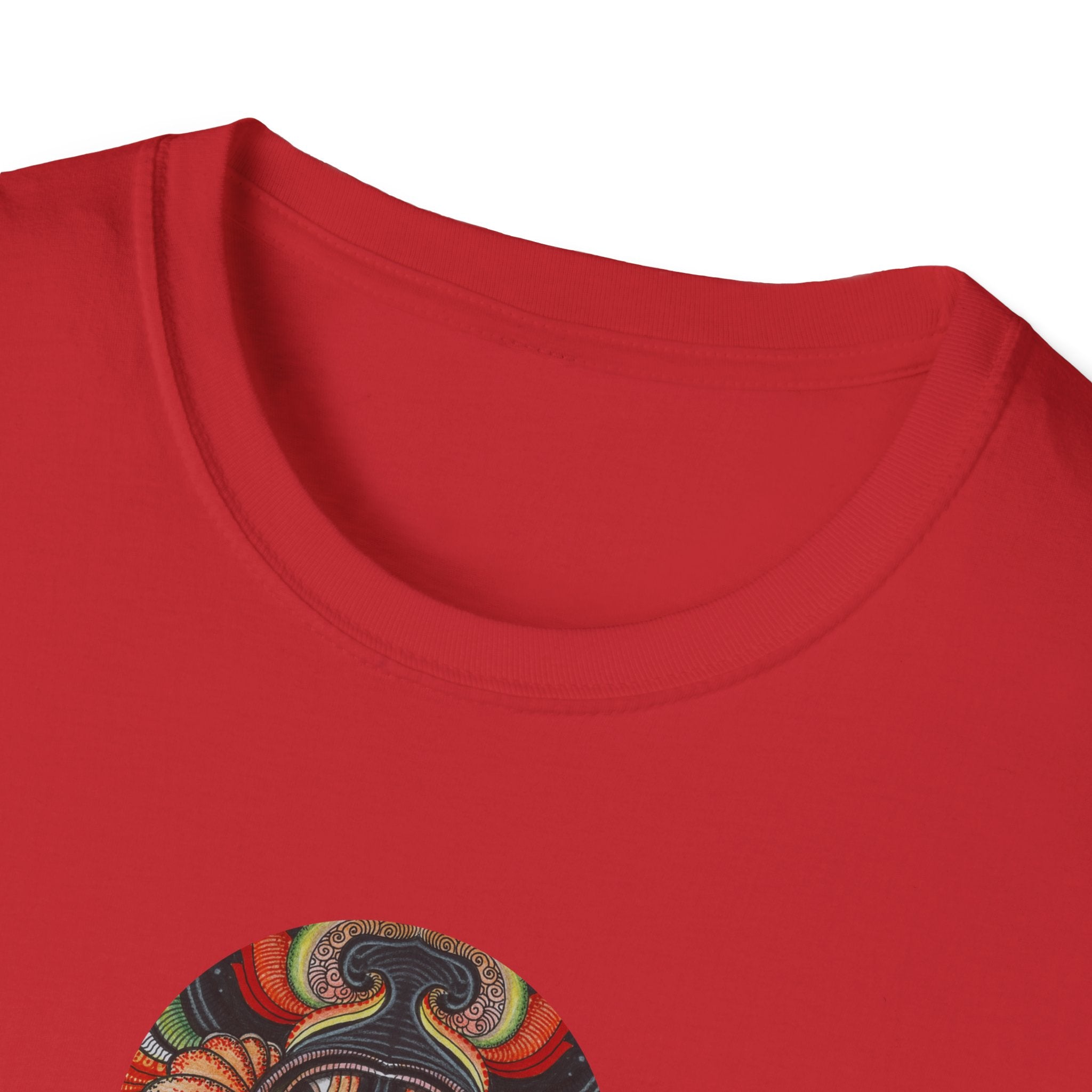 Keyhole & Star Psychedelic Graphic T-Shirt #fd763