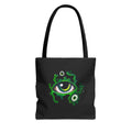 Green Mystic Eye Tote Bag – All-Over Print Gothic Style Shopper #g778975
