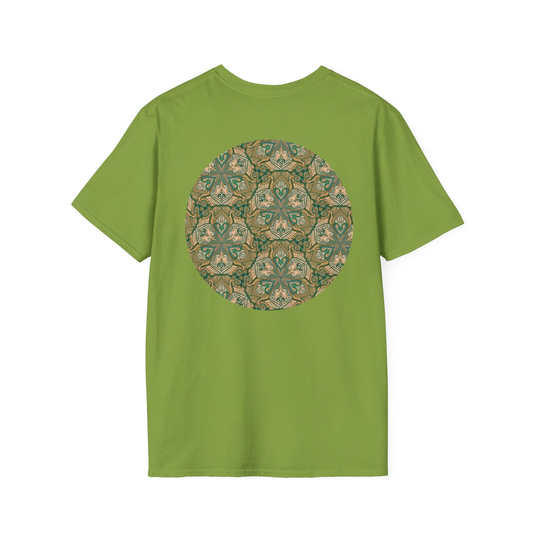 Green Celtic Knot Mandala T-Shirt | Floral Shamrock Pattern