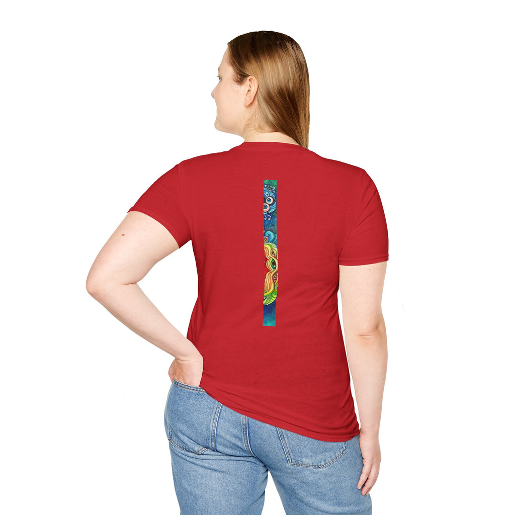Psychedelic Prism Triangle T-Shirt #h7432887