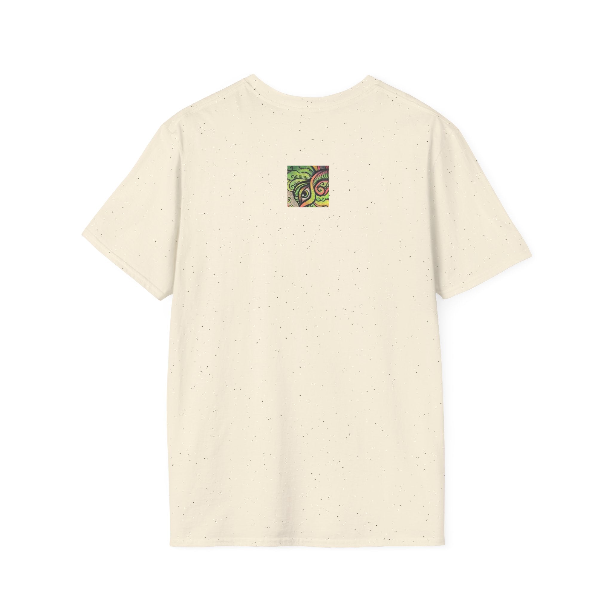 Psychedelic Green Mandala T-Shirt — Abstract Tribal Circle Art Tee #h84210