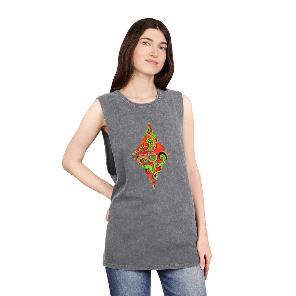 Psychedelic Swirl Tank Top #g98753567