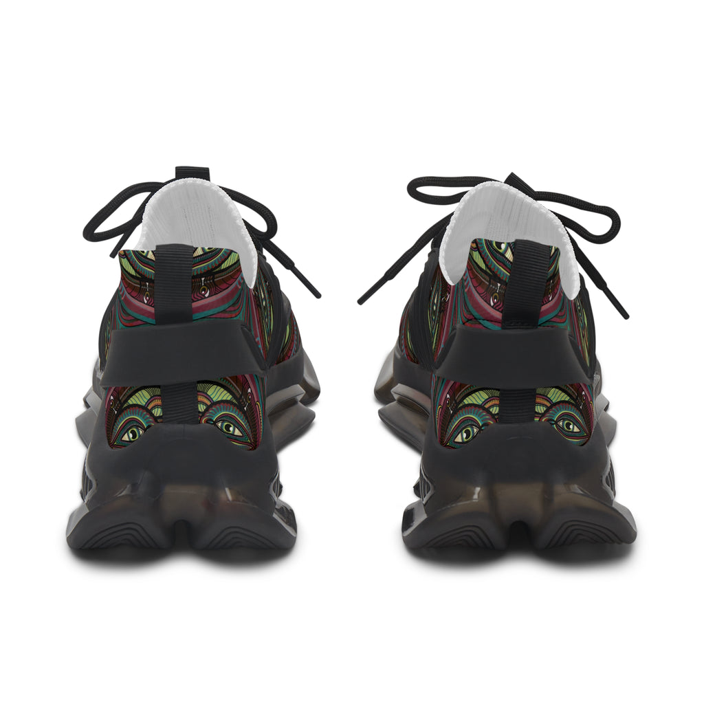 Womens Mesh Sneakers — Boho Paisley Athletic Shoes #et112233