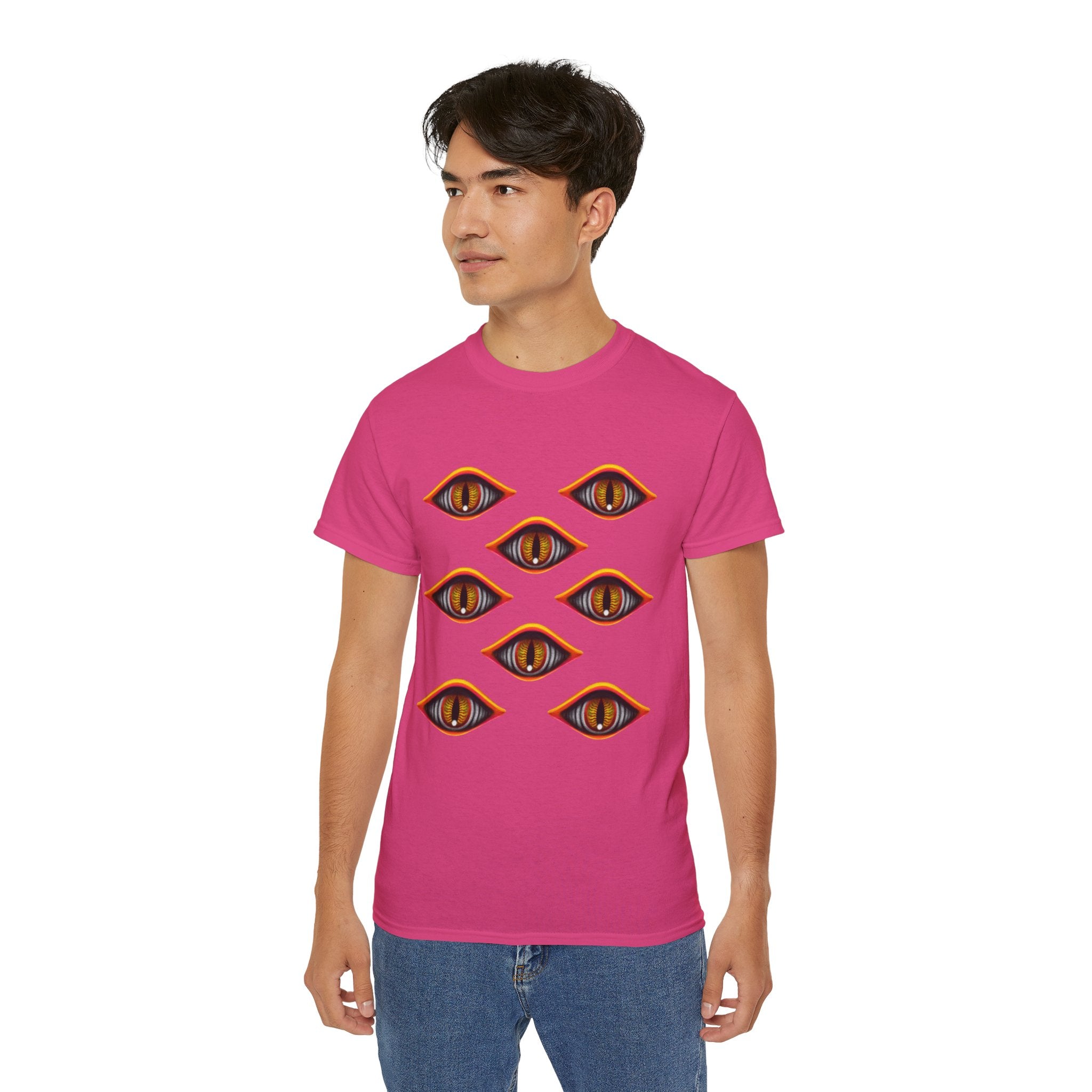 Mystic Eyes Graphic Tee — Psychedelic All-Seeing Eye T-Shirt #hfs84300
