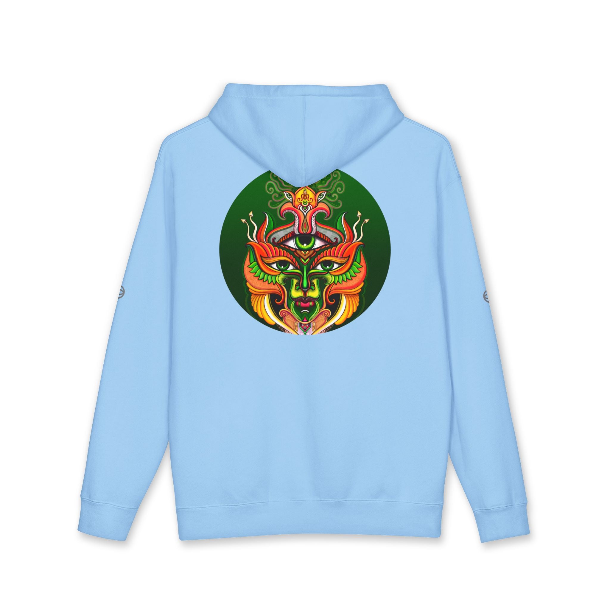 Hoodie — Vibrant Tribal Mask Graphic Pullover #h976345
