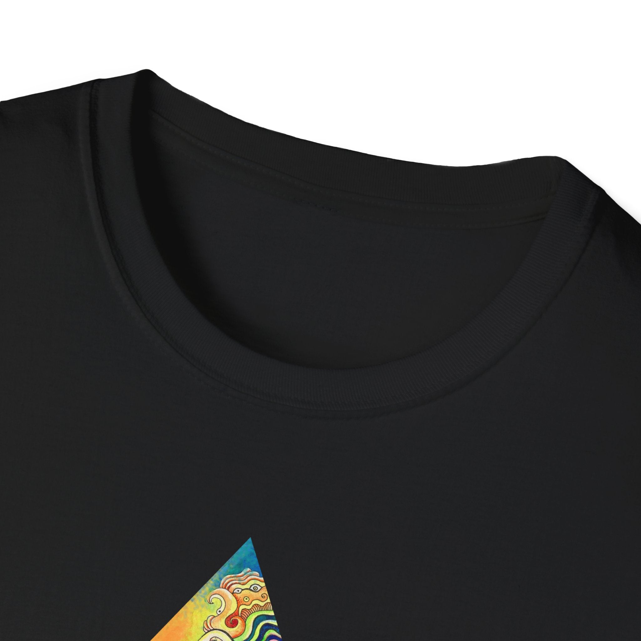 Psychedelic Prism Triangle T-Shirt #h7432887