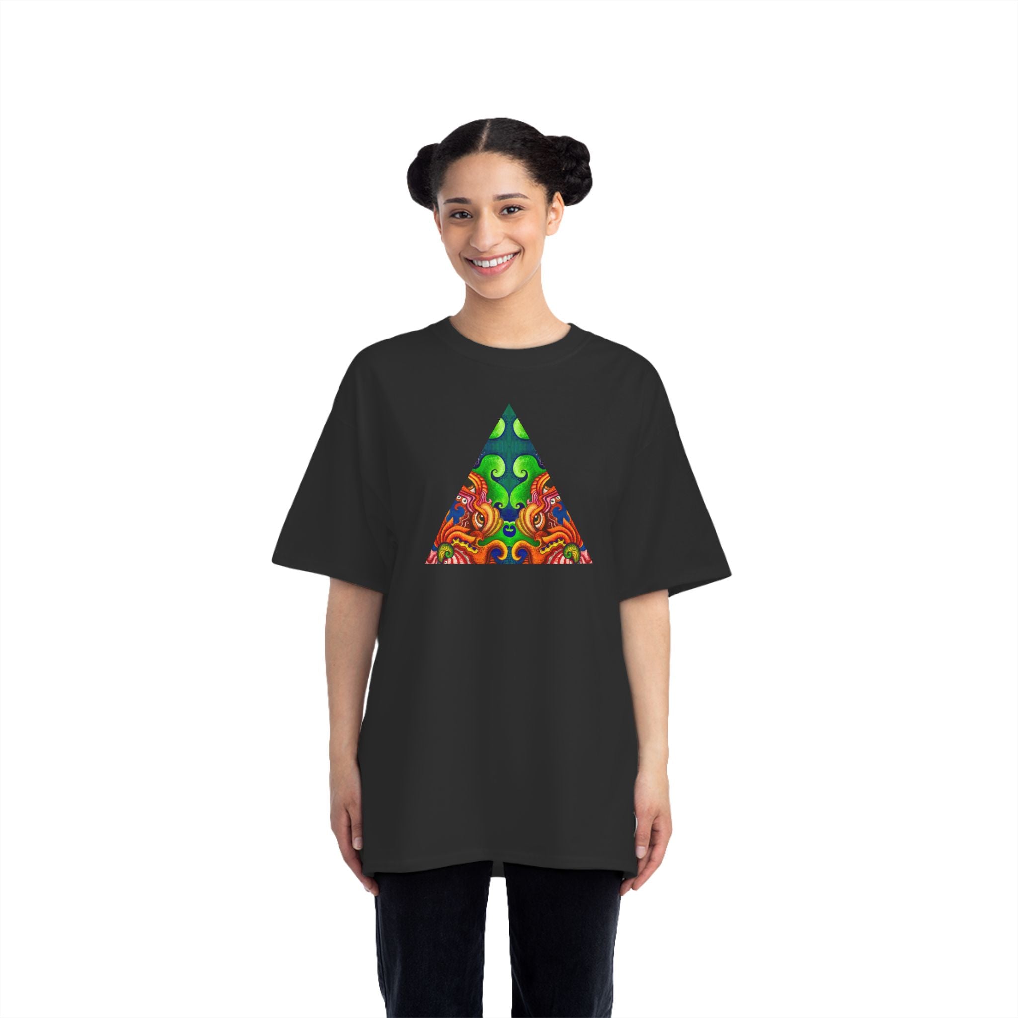 Psychedelic Triangle Graphic T-Shirt #tg23512