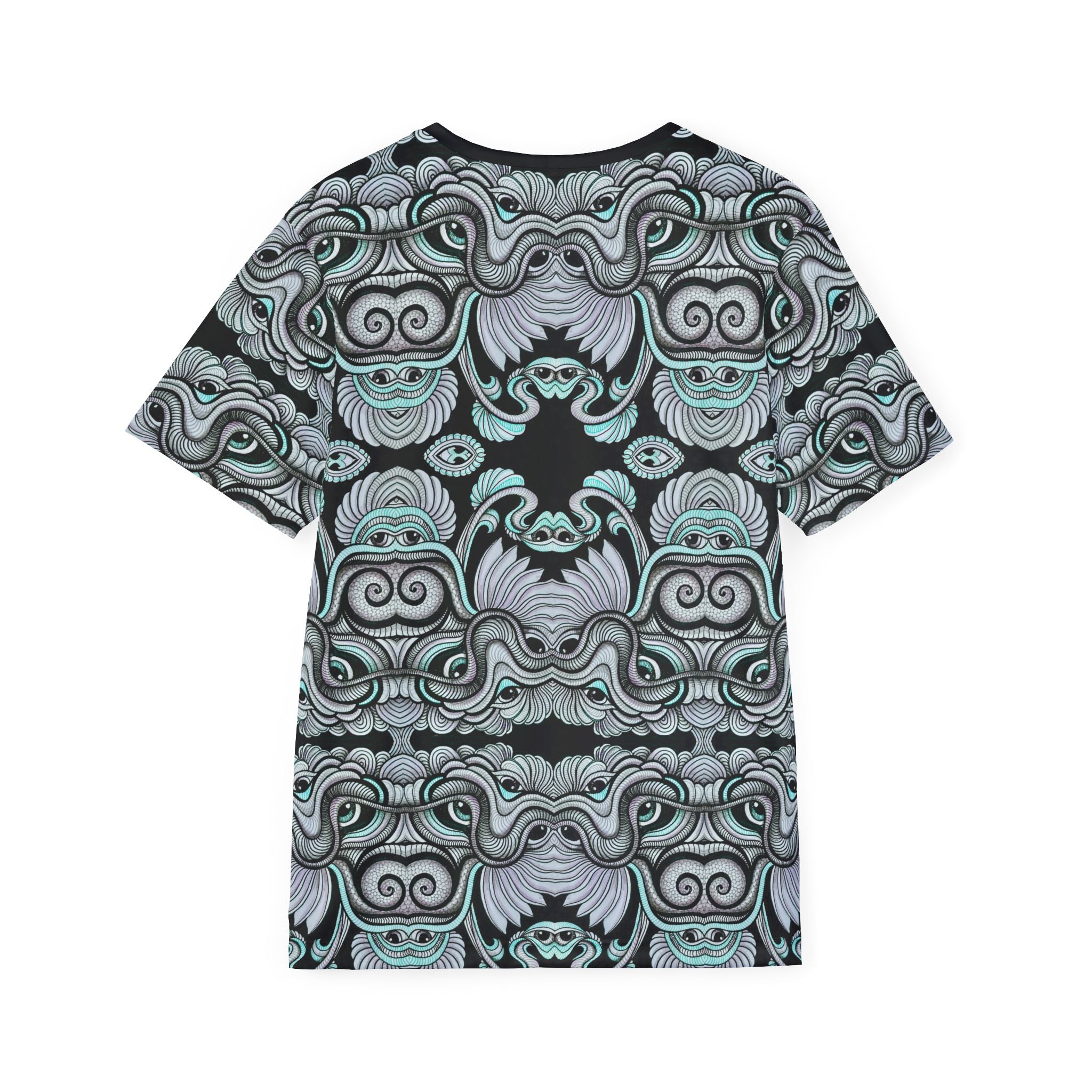 Men's Sports Jersey — Keyhole Mandala All-Over Print Athletic Tee #kma21