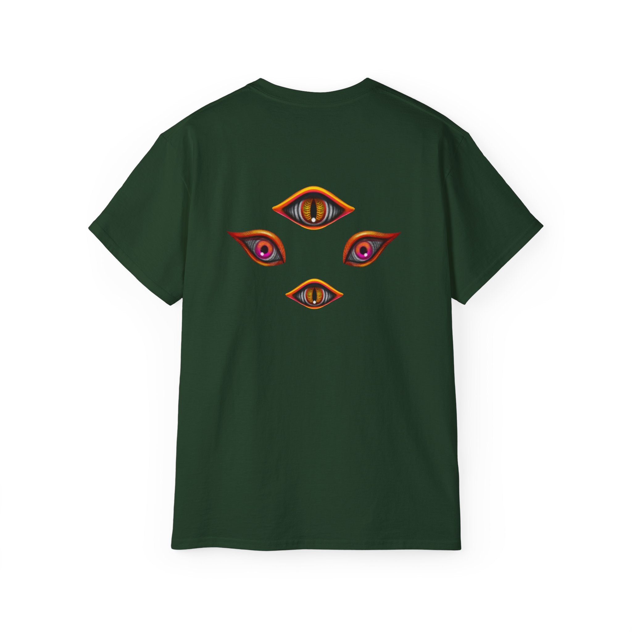 Mystic Eyes Graphic Tee — Psychedelic All-Seeing Eye T-Shirt #hfs84300