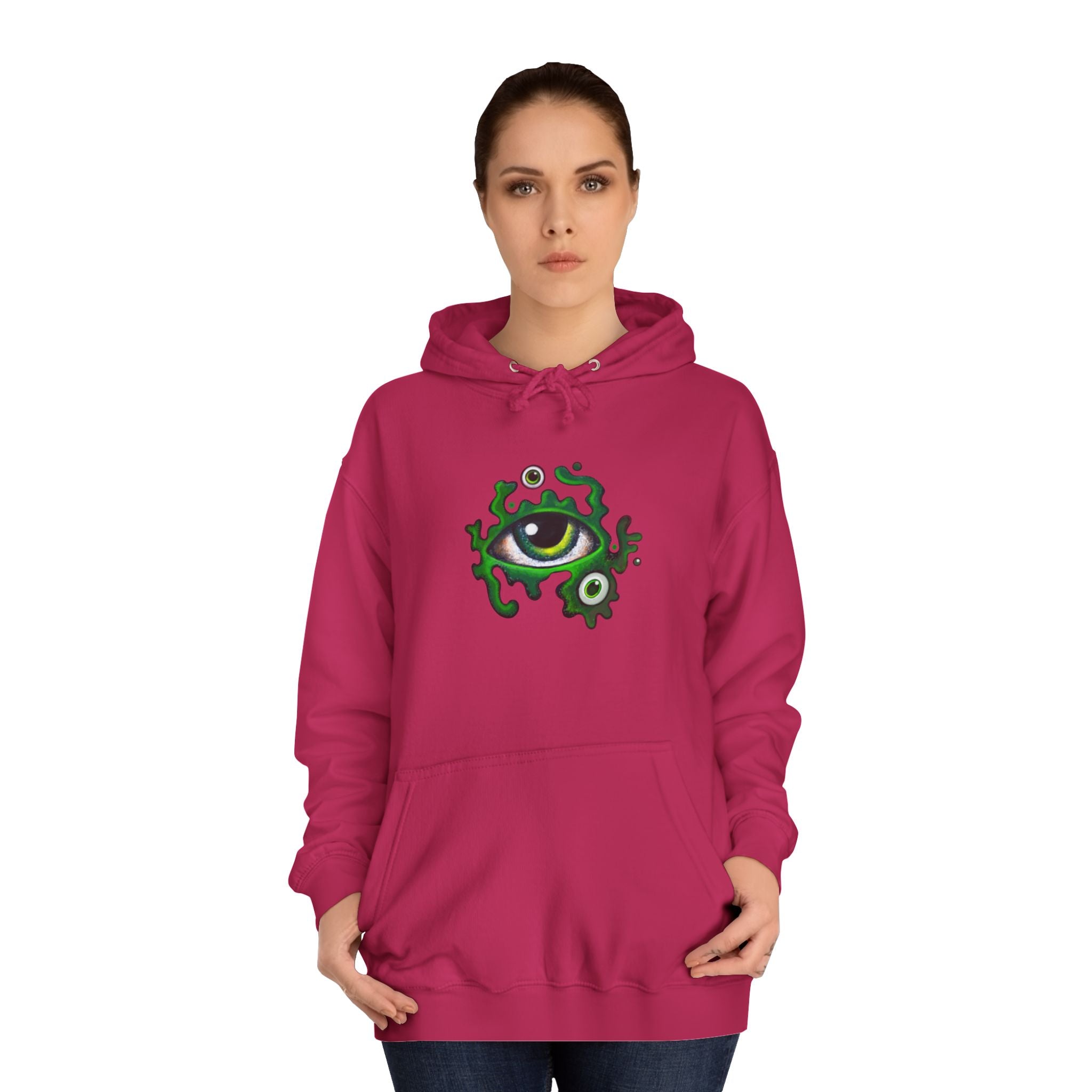 Green Eye Graphic Hoodie #r9764567
