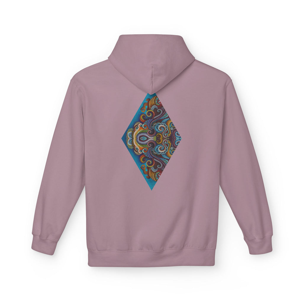 Hoodie — Colorful Geometric Tribal Diamond Print #g765889