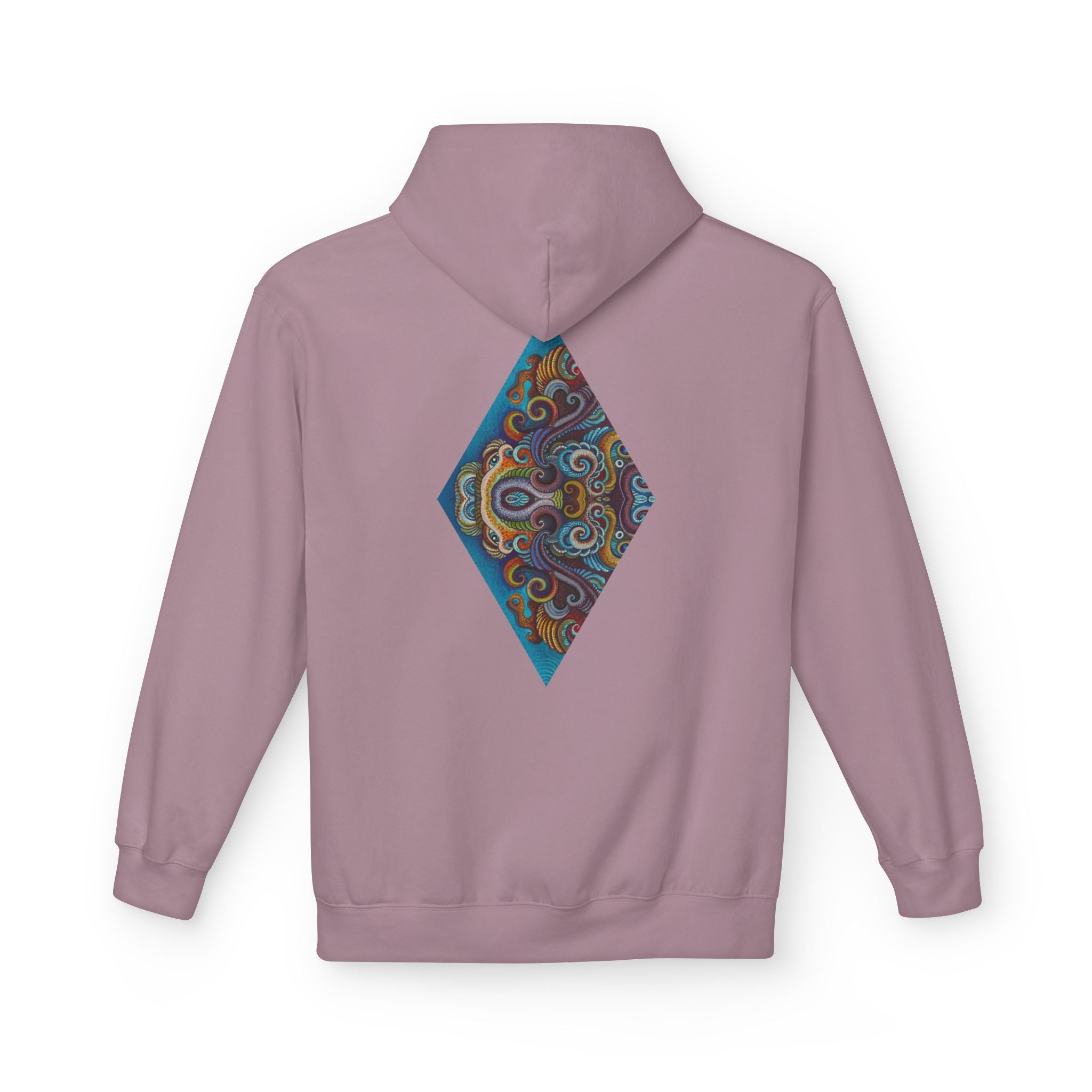 Hoodie — Colorful Geometric Tribal Diamond Print #g765889
