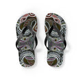 Boho Eye Pattern Flip Flops – Psychedelic Tribal Summer Sandals #h3321678