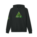 Green Geometric Nature Hoodie — Triangle Diamond Forest Graphic #iyf874322