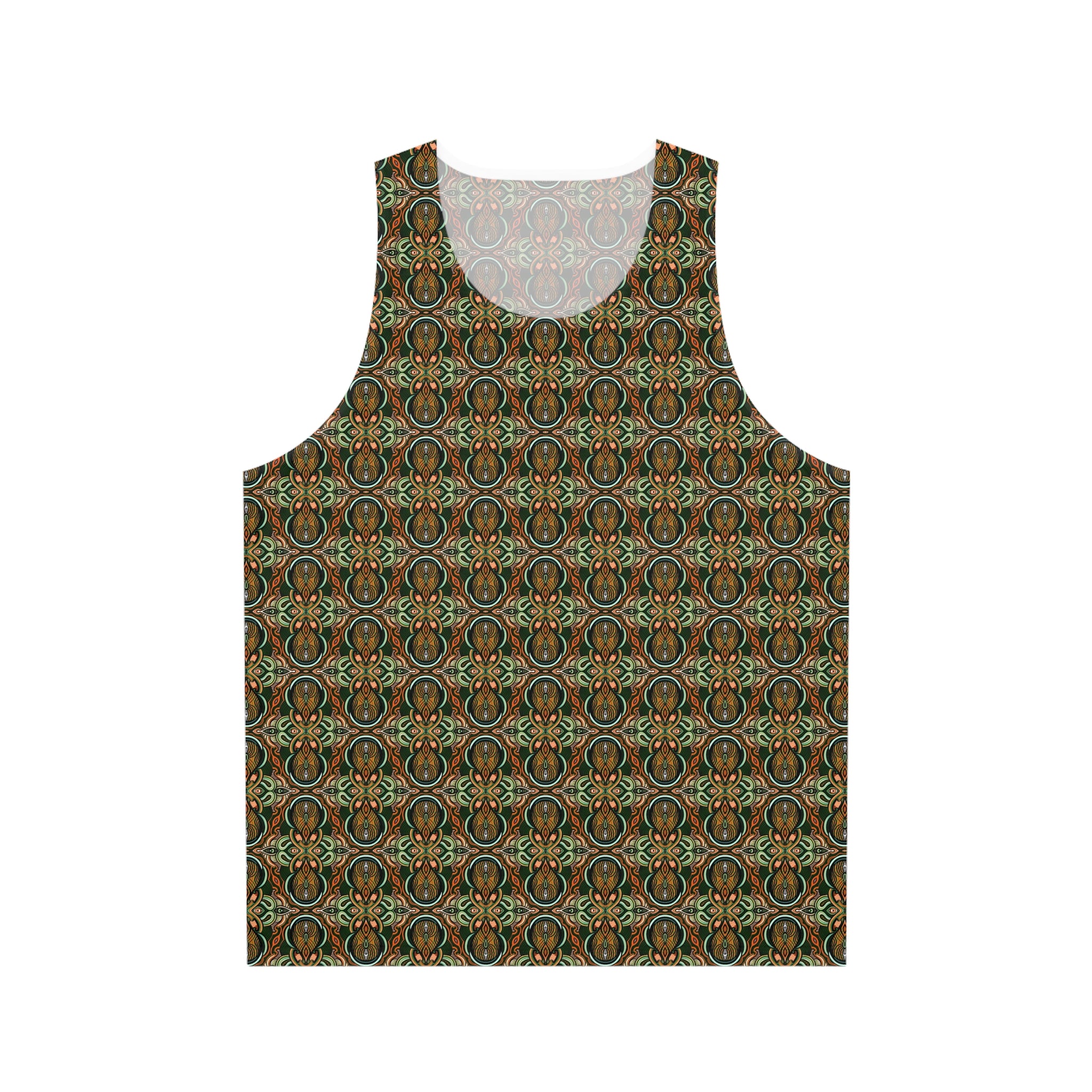 Bohemian Paisley All-Over Print Tank #kh0874