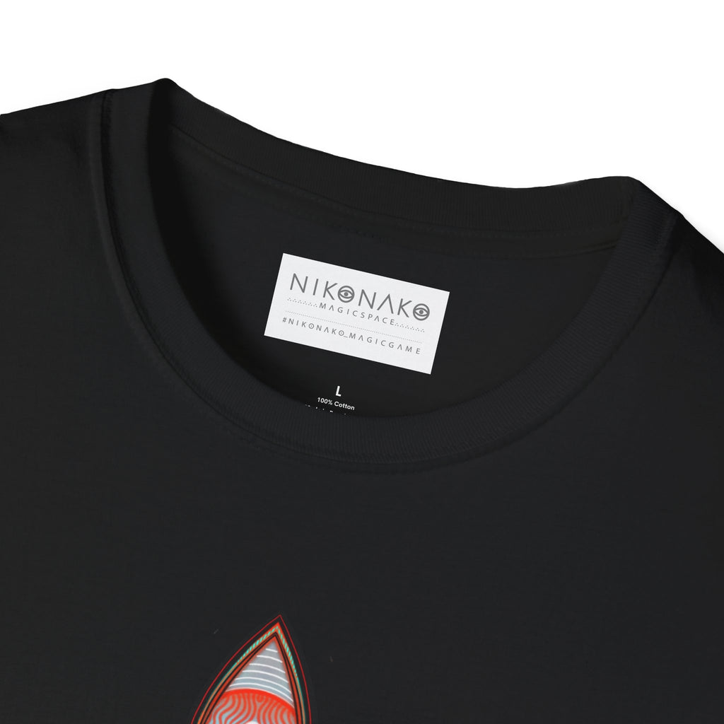 Geometric Tribal Pattern T-Shirt | Kaleidoscope Triangle Eye Motif