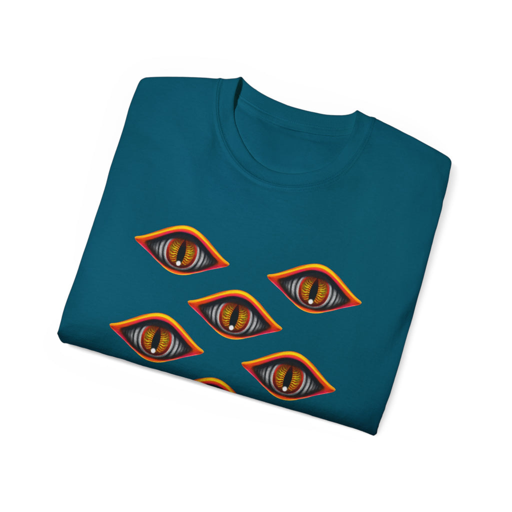 Mystic Eyes Graphic Tee — Psychedelic All-Seeing Eye T-Shirt #hfs84300