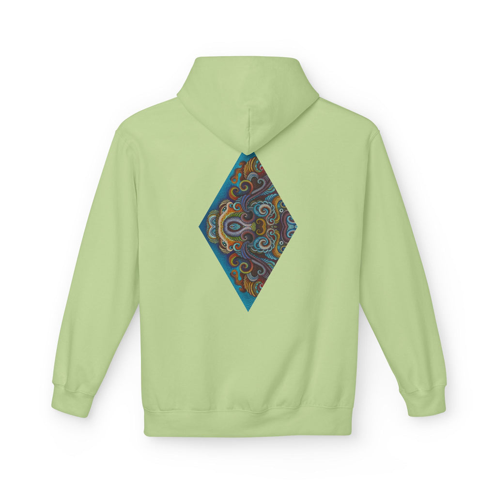 Hoodie — Colorful Geometric Tribal Diamond Print #g765889