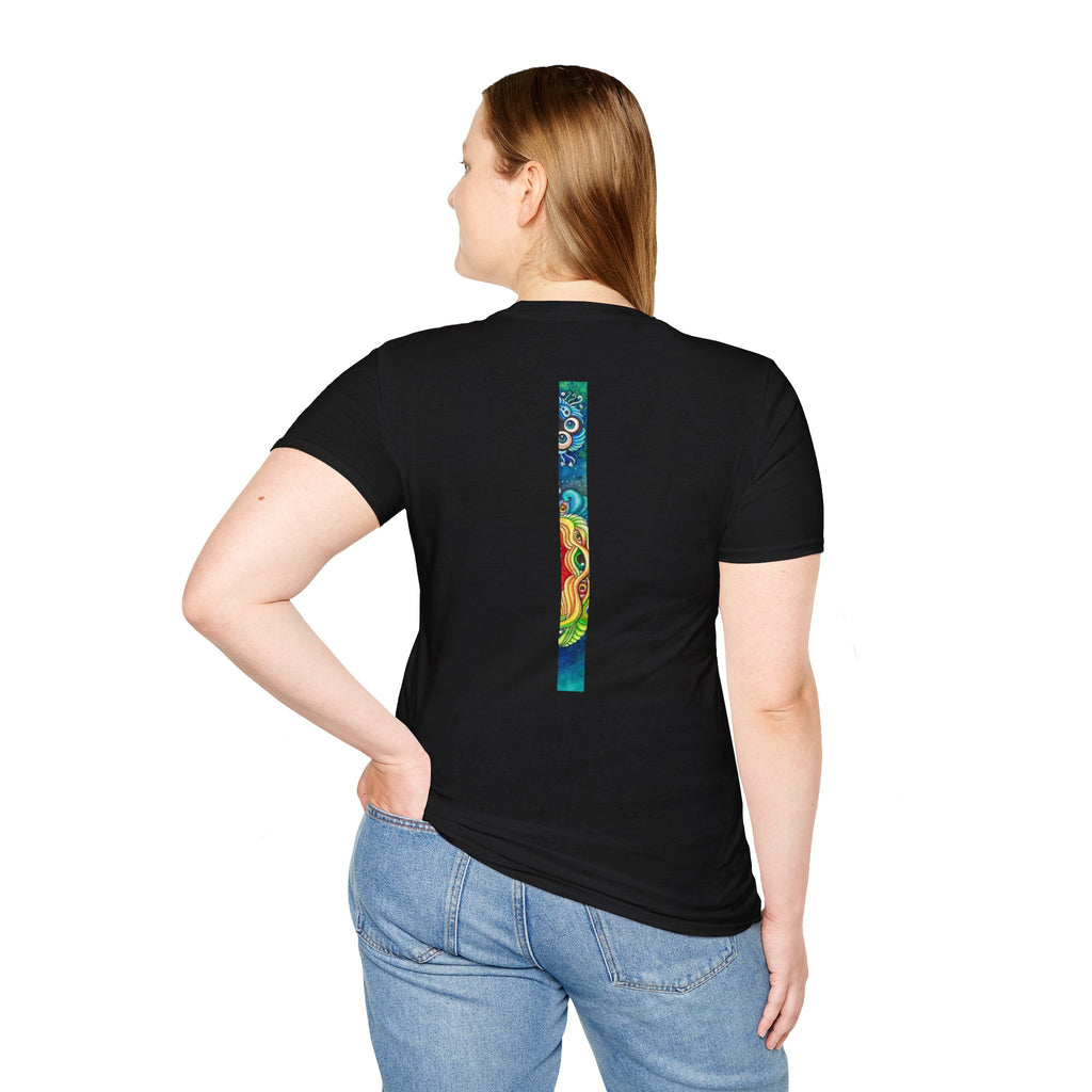 Psychedelic Prism Triangle T-Shirt #h7432887