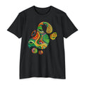 Psychedelic Swirl T-Shirt — Colorful Abstract Ampersand & Star Graphic #ga975