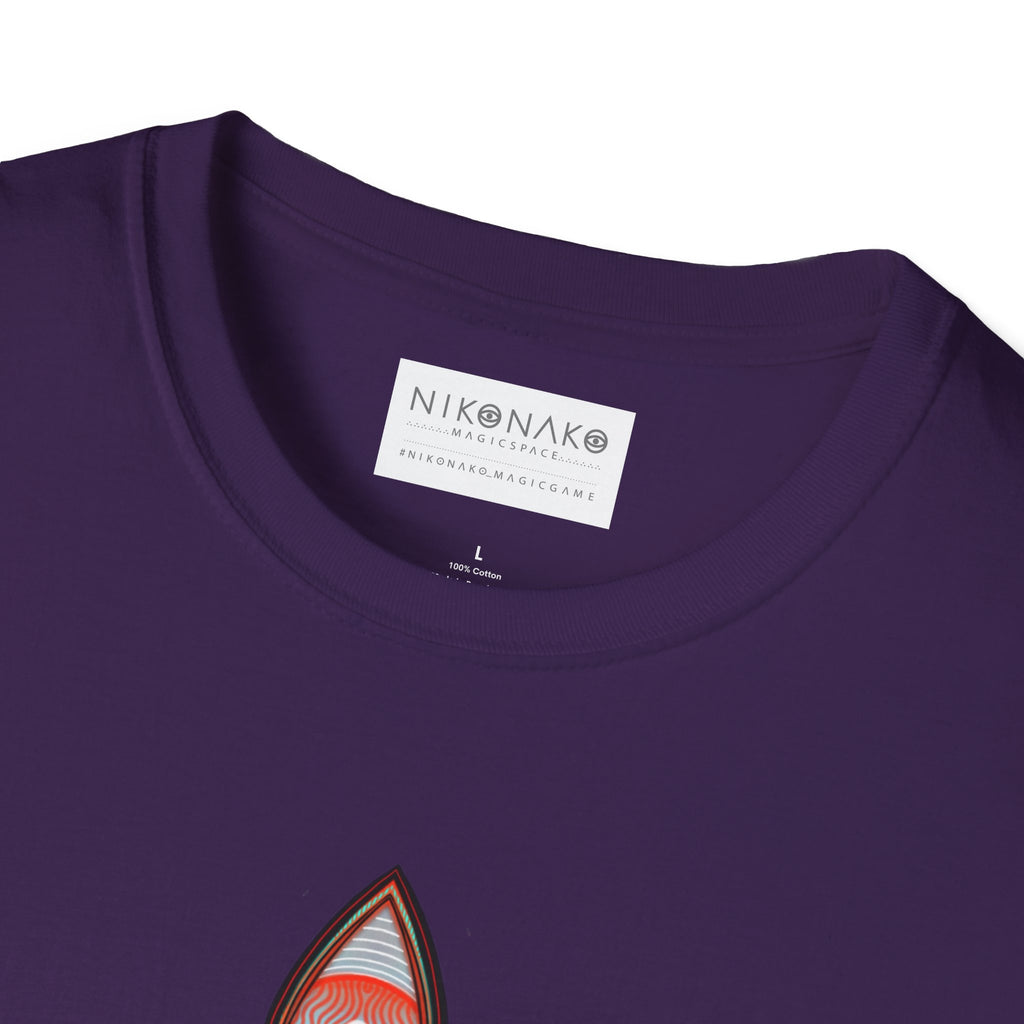 Geometric Tribal Pattern T-Shirt | Kaleidoscope Triangle Eye Motif