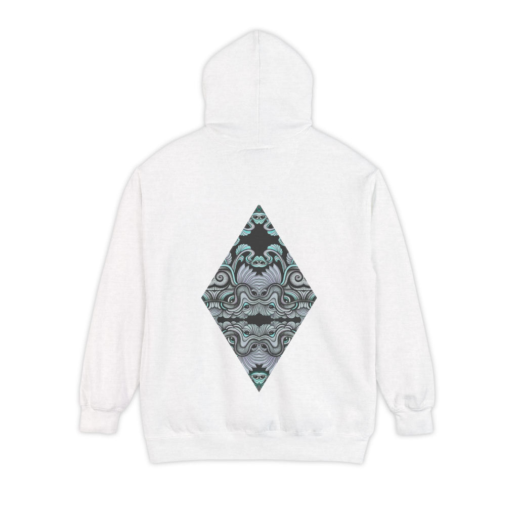 Hoodie — Geometric Mystic Pattern Diamond Back Print #gmh13