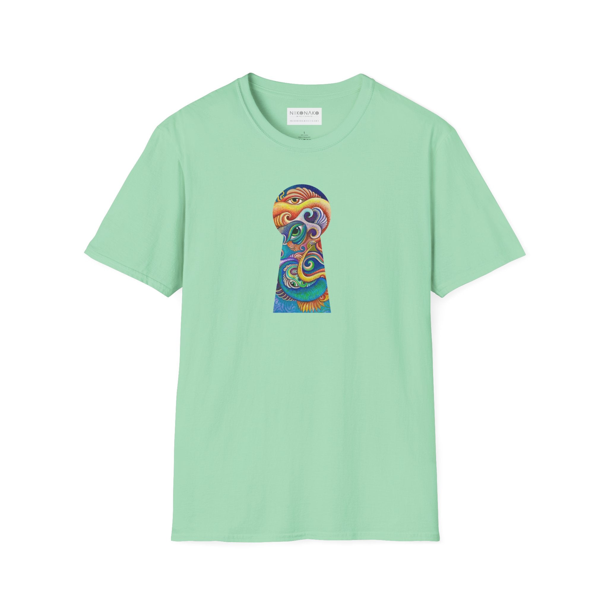 Unisex Softstyle Keyhole T-Shirt