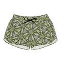 Green Celtic Tile Women's Casual Shorts — Boho Kaleidoscope AOP Lounge Shorts #gda9842