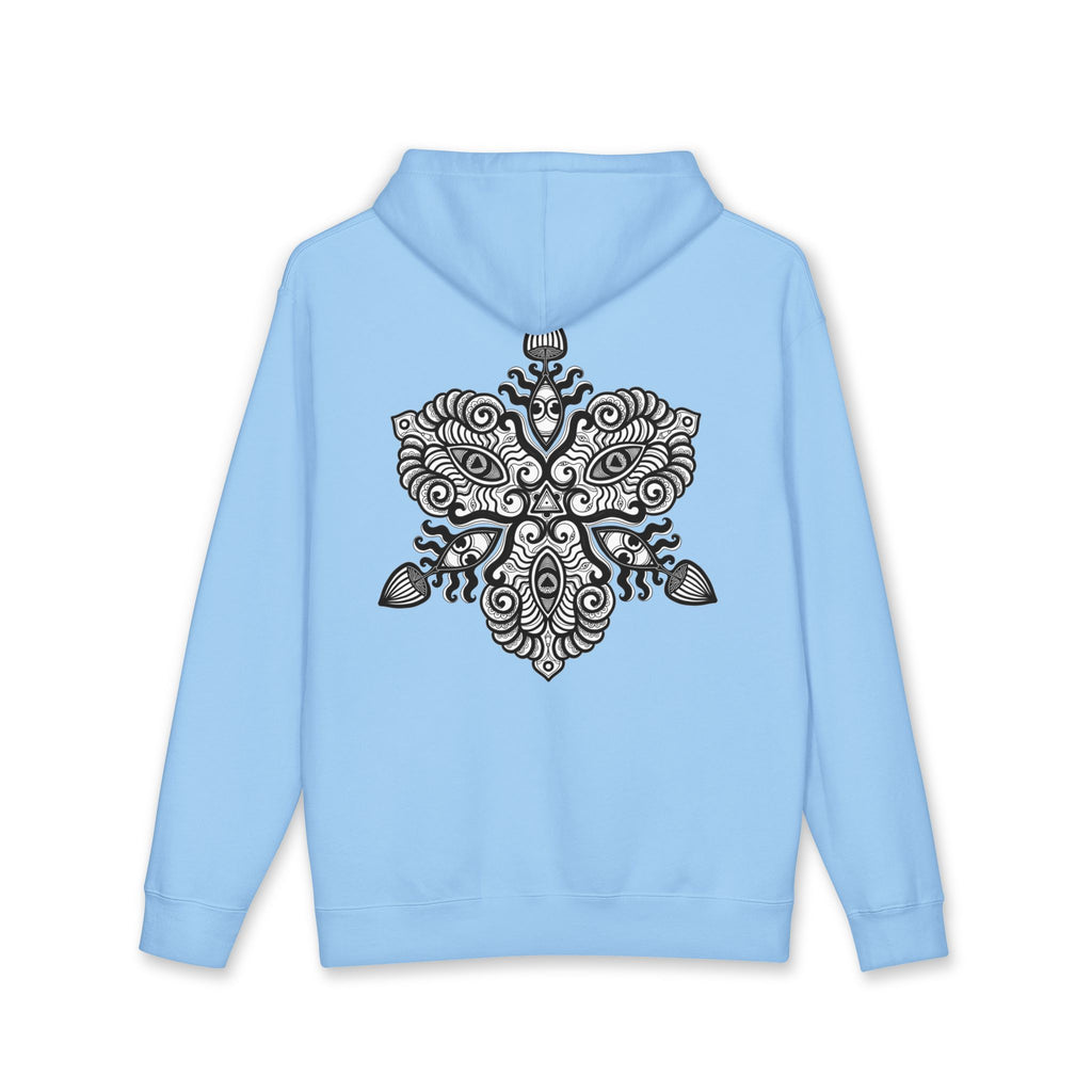 Hoodie — Intricate Black Tribal Mandala Skull Design #x8765467