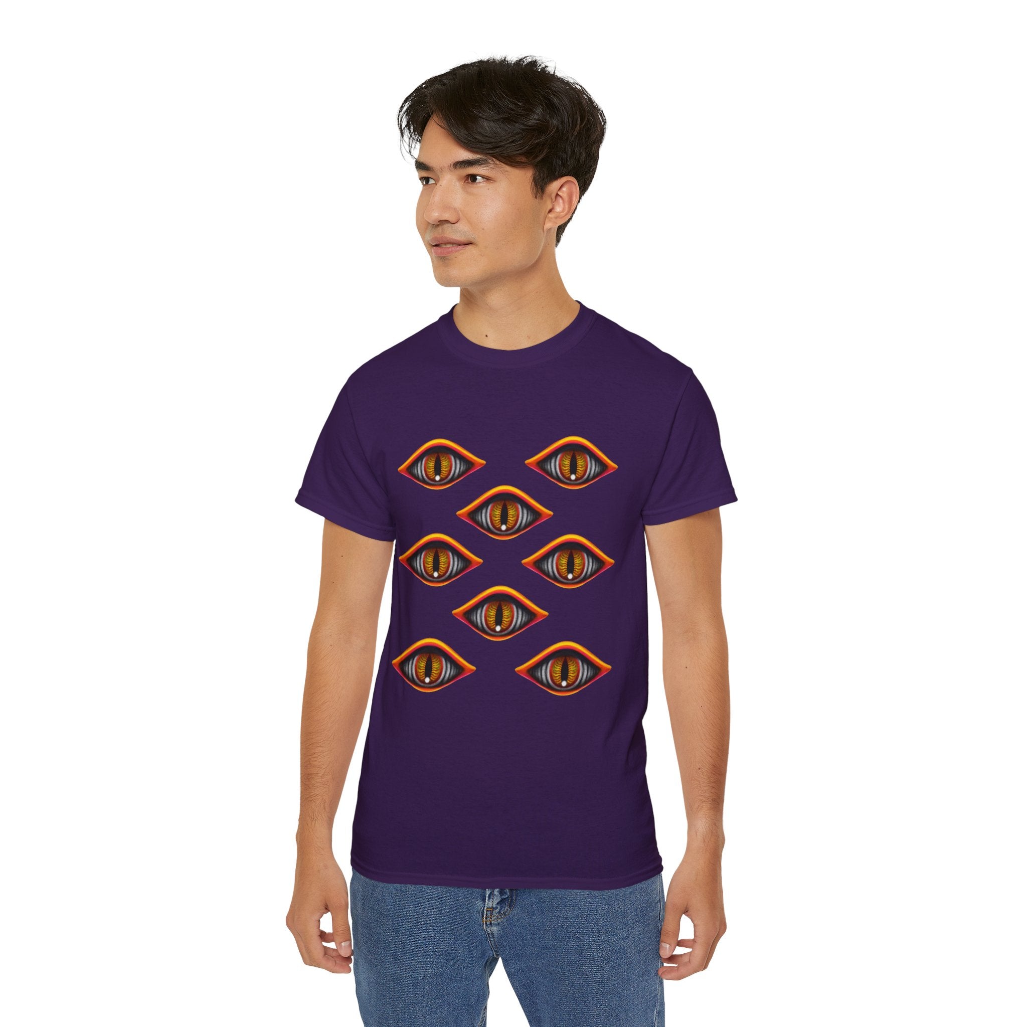 Mystic Eyes Graphic Tee — Psychedelic All-Seeing Eye T-Shirt #hfs84300
