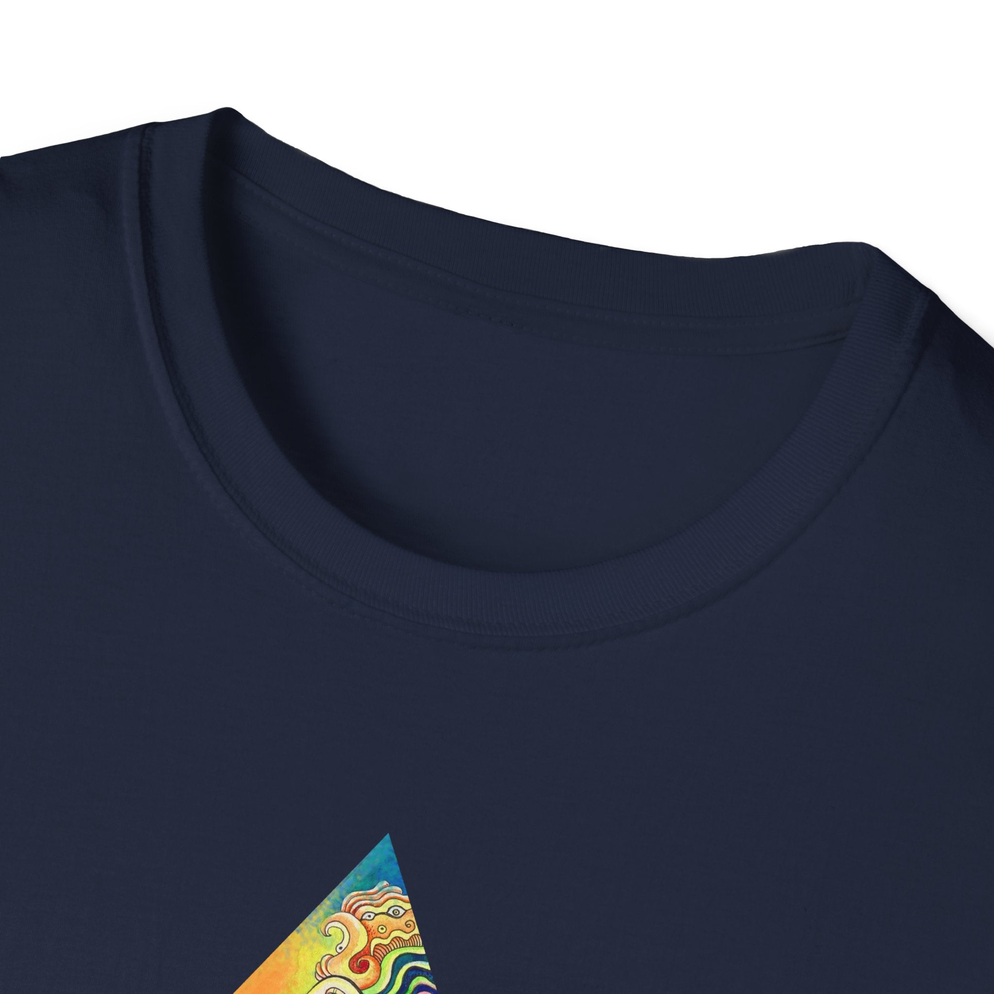 Psychedelic Prism Triangle T-Shirt #h7432887