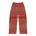 Red Retro Swirl Women's Pajama Pants — Cozy Printed Lounge Trousers #hga6654