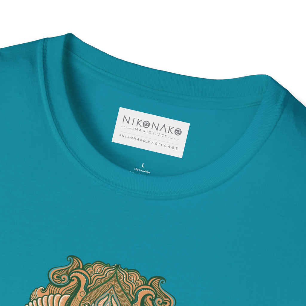 Green Celtic Knot Mandala T-Shirt | Floral Shamrock Pattern