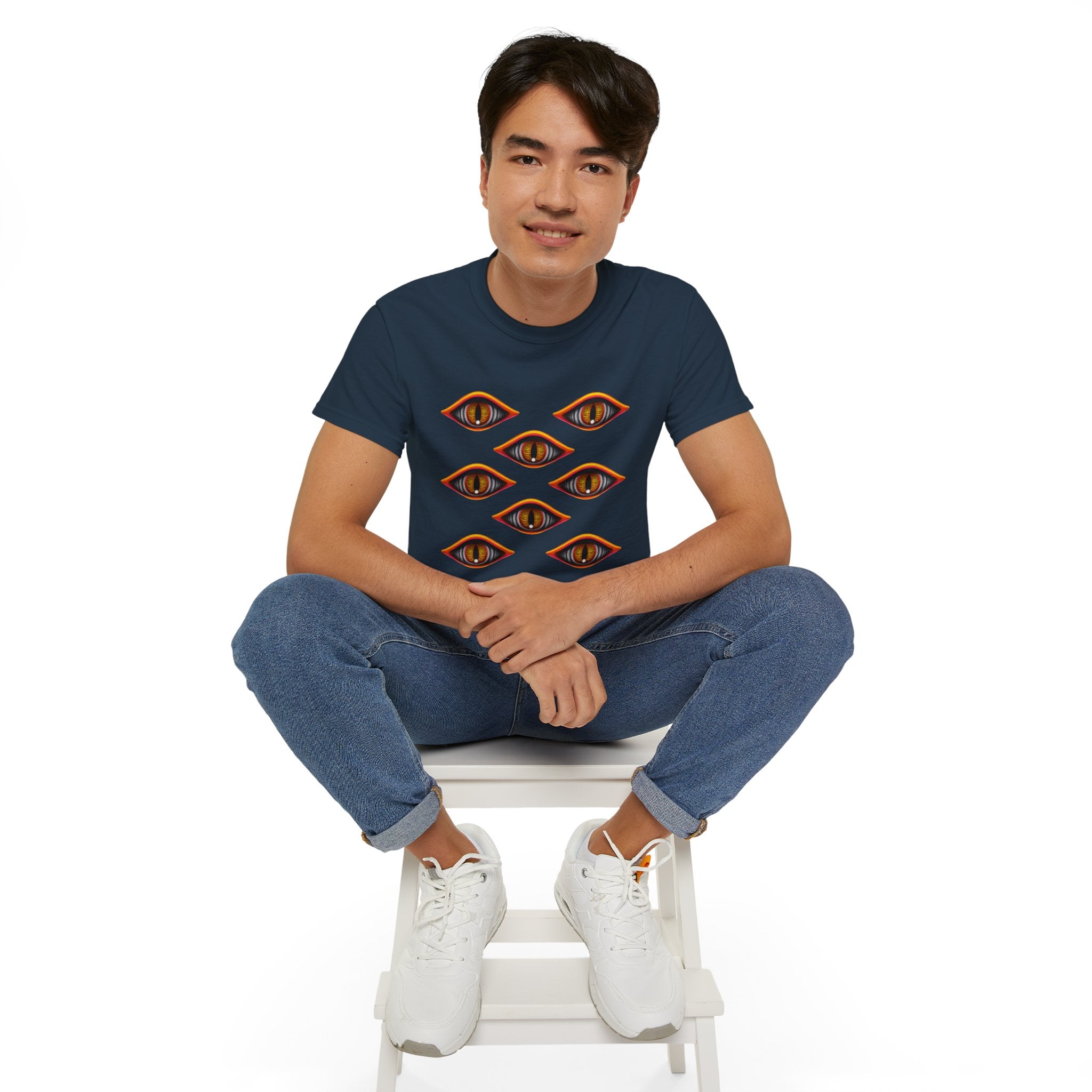 Mystic Eyes Graphic Tee — Psychedelic All-Seeing Eye T-Shirt #hfs84300