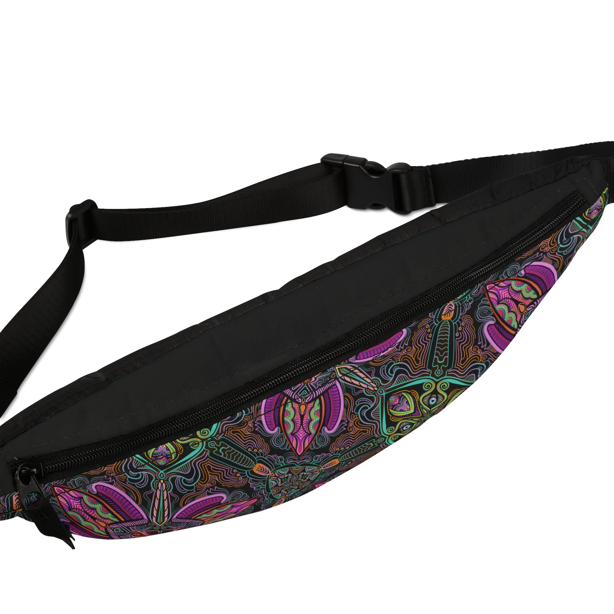 Fanny Pack — Psychedelic Floral Pattern Waist Bag