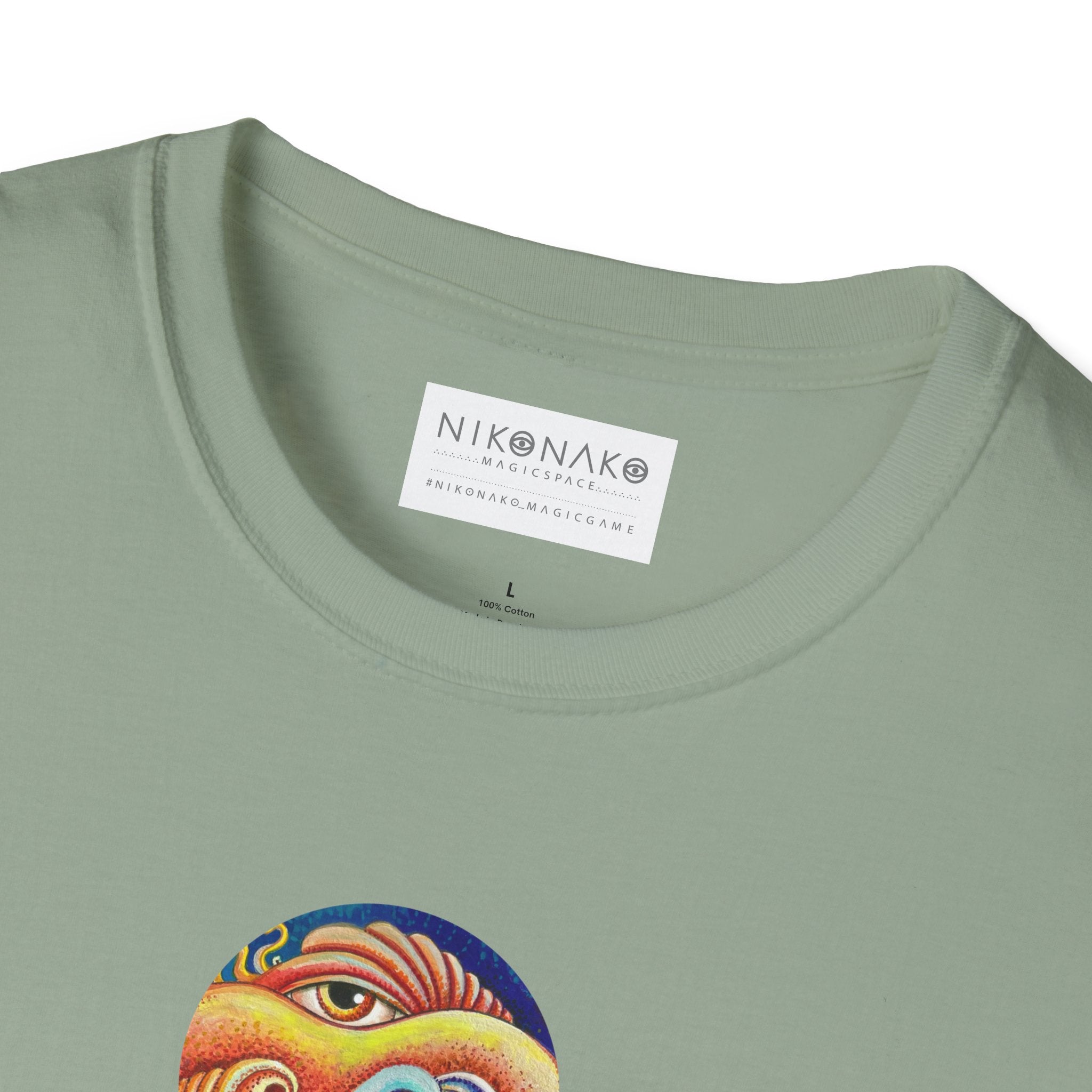 Unisex Softstyle Keyhole T-Shirt