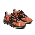 Men's Orange Swirl Mesh Sneakers – Lightweight Athletic Shoes #h974689