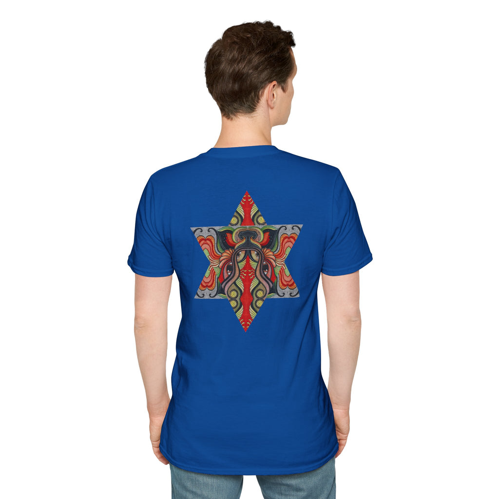 Keyhole & Star Psychedelic Graphic T-Shirt #fd763