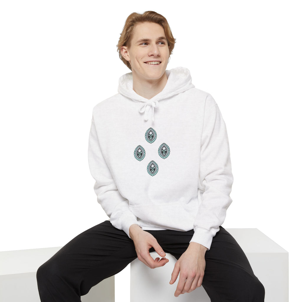 Hoodie — Geometric Mystic Pattern Diamond Back Print #gmh13
