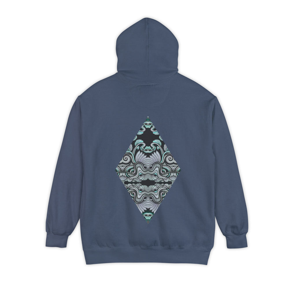Hoodie — Geometric Mystic Pattern Diamond Back Print #gmh13