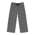 Men's Patterned Pajama Pants – Geometric Floral All-Over Print Lounge Pants #trc543