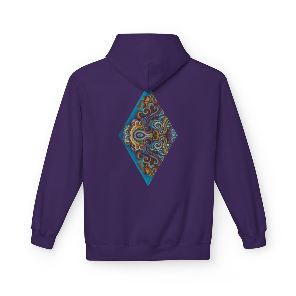 Hoodie — Colorful Geometric Tribal Diamond Print #g765889
