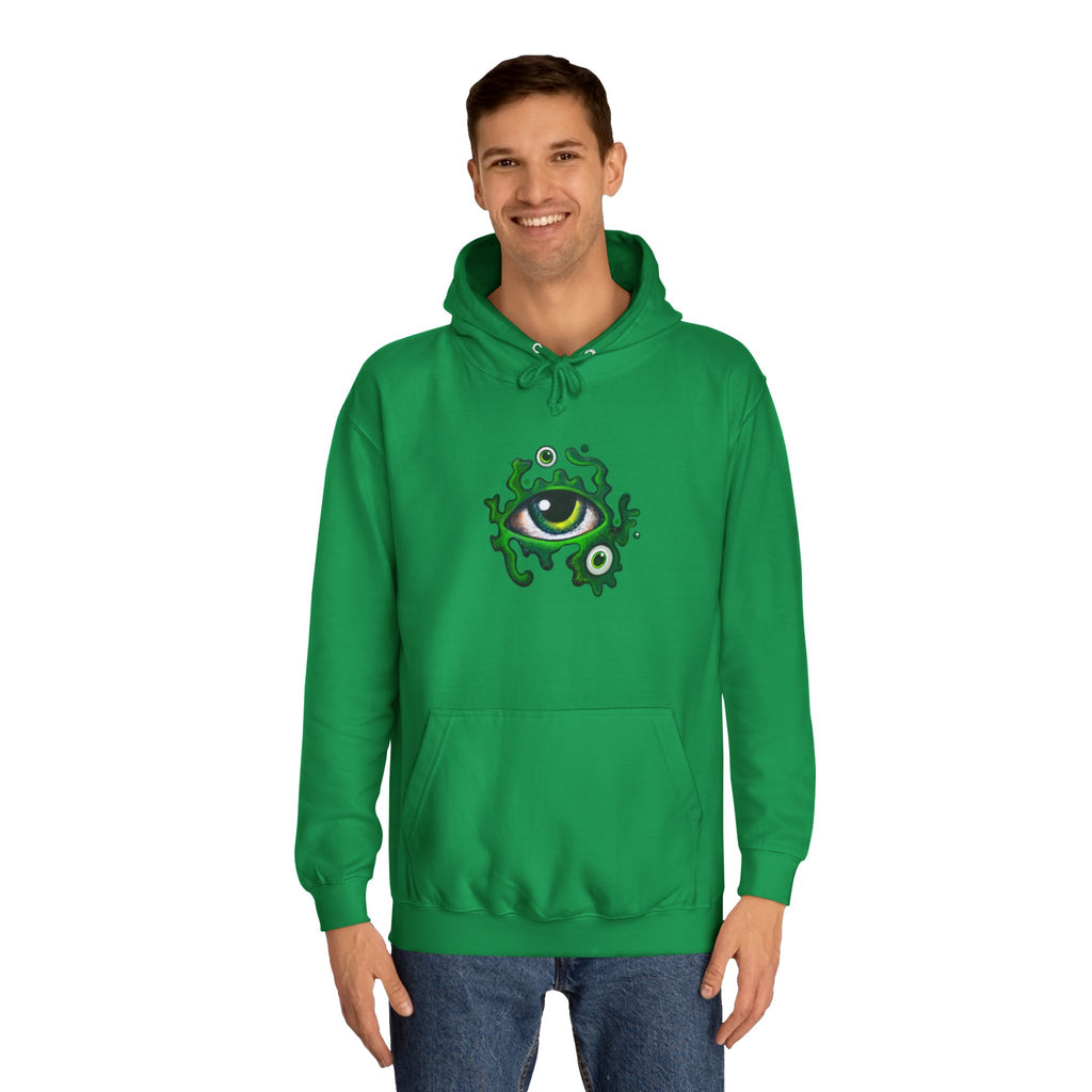 Green Eye Graphic Hoodie #r9764567