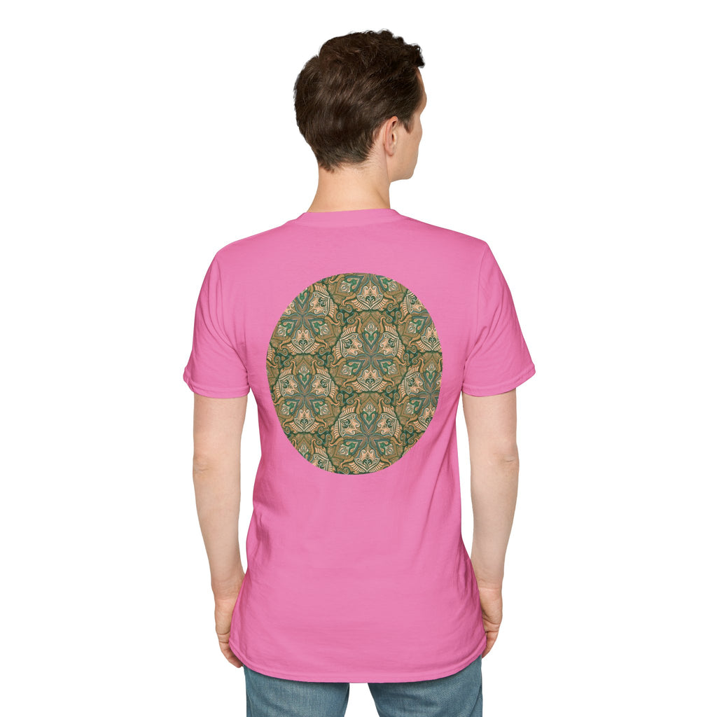 Green Celtic Knot Mandala T-Shirt | Floral Shamrock Pattern