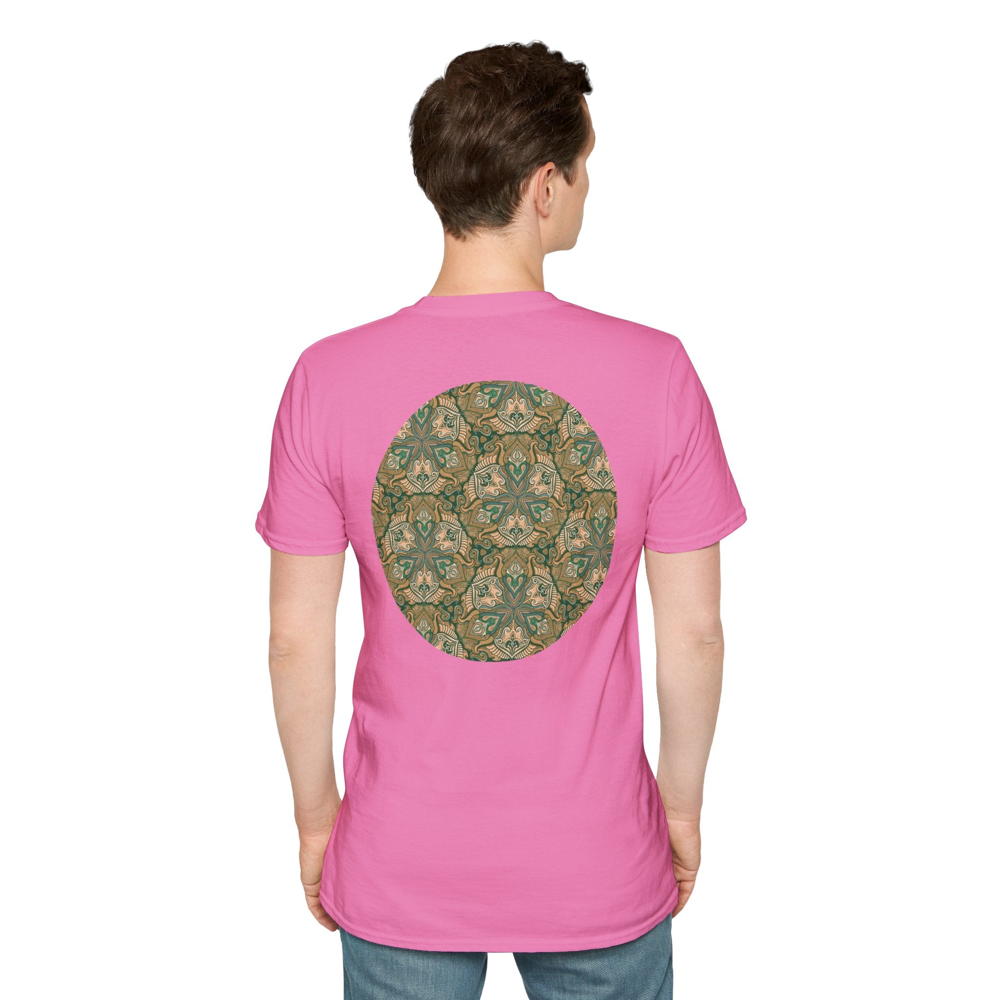 Green Celtic Knot Mandala T-Shirt | Floral Shamrock Pattern