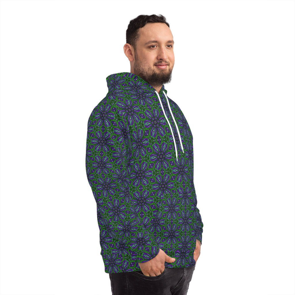 Kaleidoscope Floral All-Over Print Hoodie #g75679