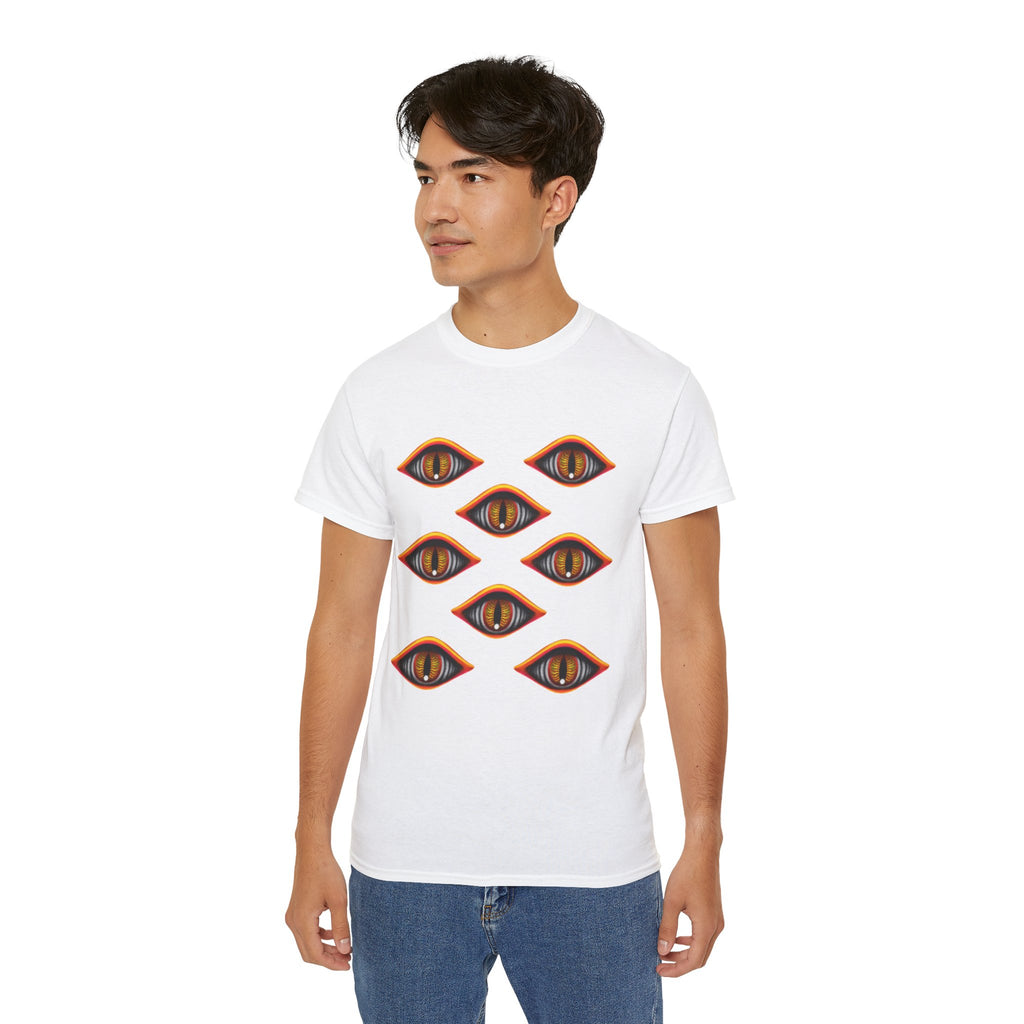 Mystic Eyes Graphic Tee — Psychedelic All-Seeing Eye T-Shirt #hfs84300