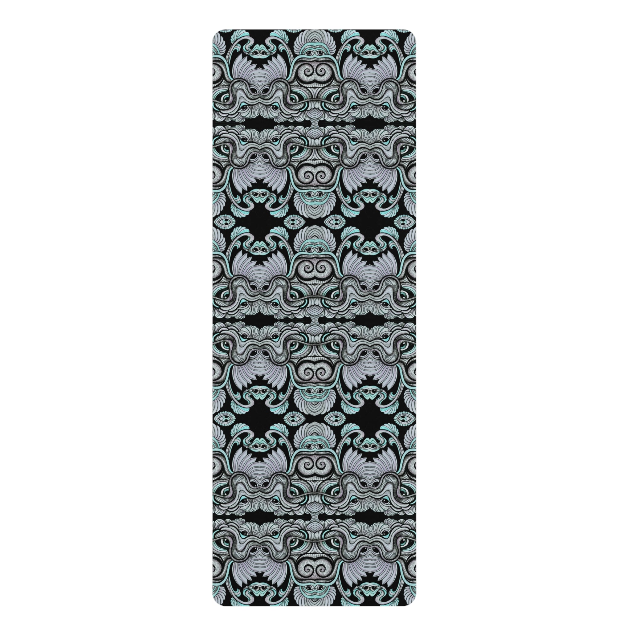Mandala Forest Rubber Yoga Mat — Non-Slip Eco Exercise Mat. # ym1