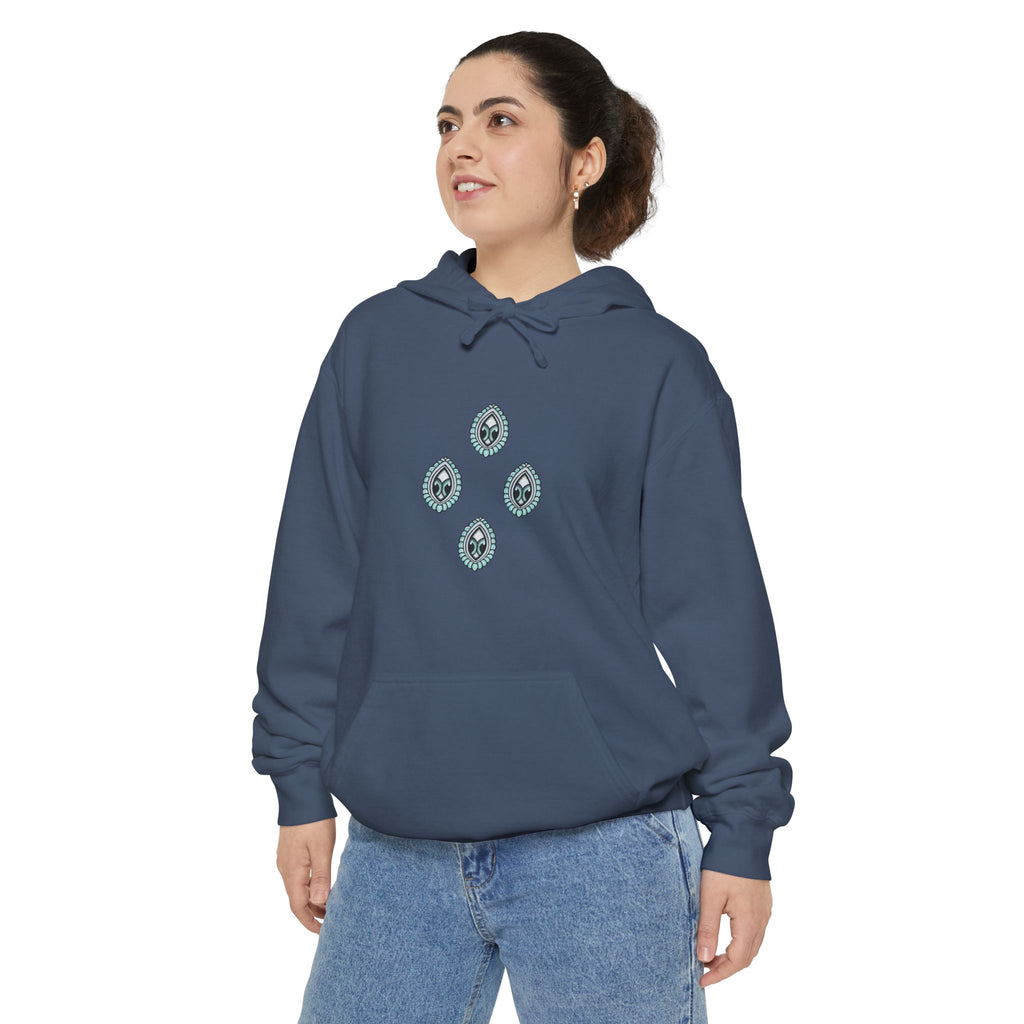 Hoodie — Geometric Mystic Pattern Diamond Back Print #gmh13